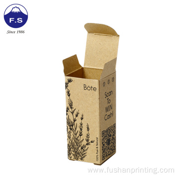 Custom Design Recyclable Makeup Kraft Paper Box